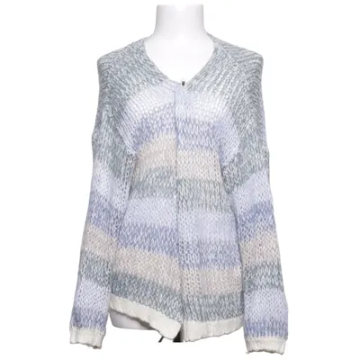 Cardigan (Blå, Hvid, Grå) fra Vanting Akryl, Mohair, Polyamid