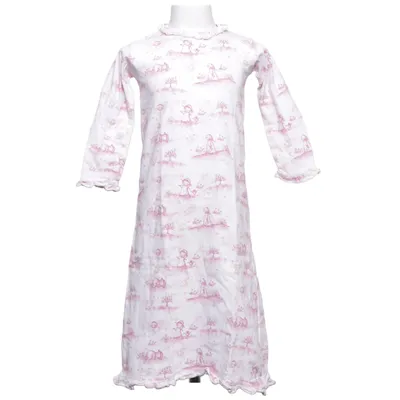 Débardeur de nuit (Blanc, Rose) de Vertbaudet Coton