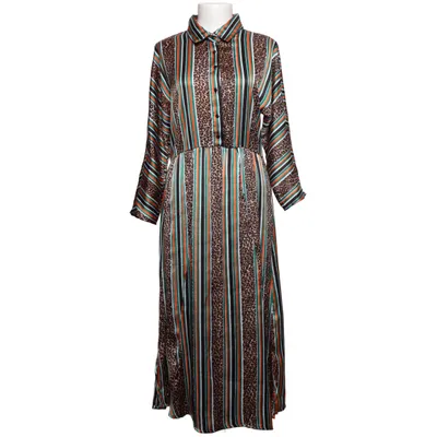 Robe chemise (Marron, Vert, Orange) de Urban Gypsy Polyester