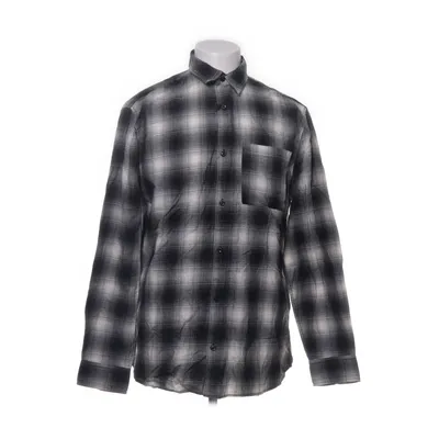 Flanellen overhemd (Zwart, Wit) van Originals by Jack & Jones Katoen