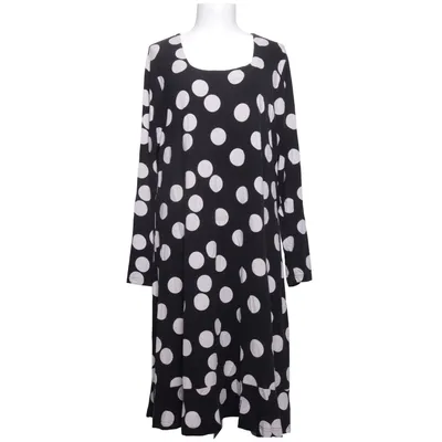 Dress (Black, White) from Pont Neuf Elastane, Viscose
