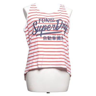 Tanktop (Rood, Wit) van Superdry Vintage Katoen
