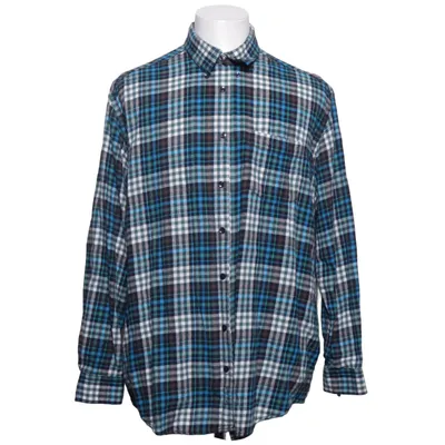 Flannel shirt (Blue, White, Black) from Henson & Henson Cotton
