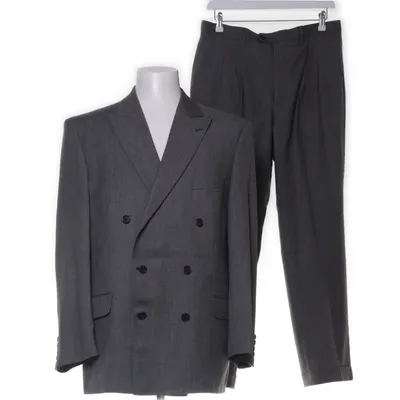 Suit (Gray) from Vitale Barberis Canonico Cupro, Viscose, Wool