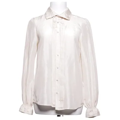 Bluse (Beige) fra Zara Woman Silke