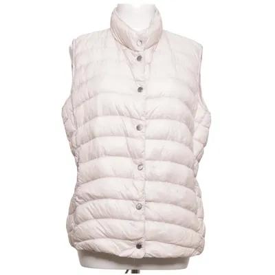 Down vest (Beige) from Jan Mayen Down, Feather, Polyamide