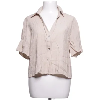 Korte mouwen shirt (Beige) van Zara Polyamide, Viscose