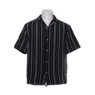 Kortärmad skjorta (Blå, Vit) från H&M Bomull, Polyester, Viskos