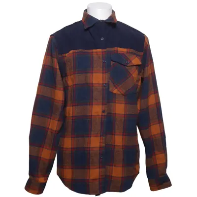 Flanellskjorta (Blå, Orange, Brun, Röd) från Brokared Akryl, Ull