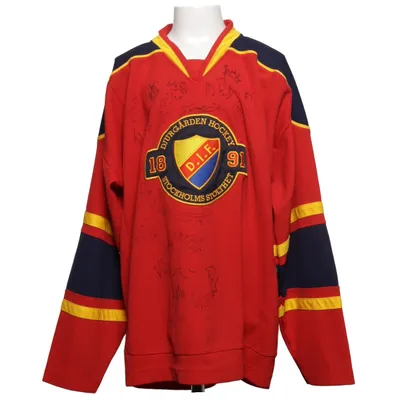 Hockeytröja (Röd, Blå, Gul) från Djurgårdens IF