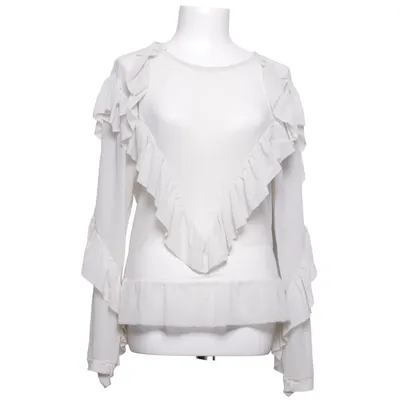 Blouse (Troja Frill Mesh Top) van Moss Copenhagen Elastaan, Polyamide