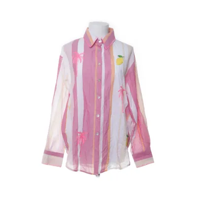 Shirt (White, Multicolored) from Alison White Cotton