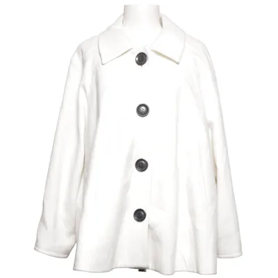 Manteau (Blanc) de TG. Élasthane, Polyester, Viscose