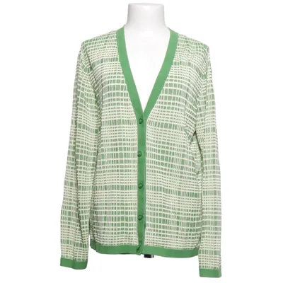 Cardigan (Vert, Blanc) de COS Coton, Polyamide, Viscose