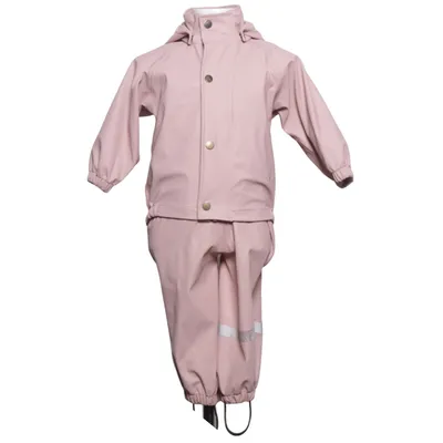 Regntøj (Pink) fra Kuling Polyester, Polyurethan