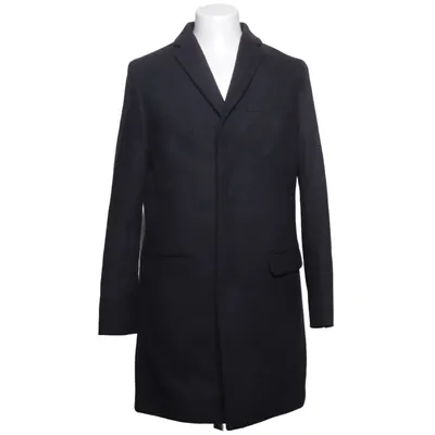 Coat (Blue) from The Truth Polyester, Wool