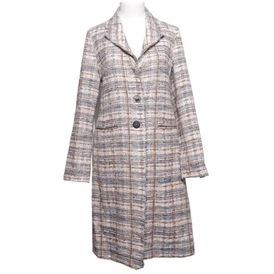 Manteau (Blanc, Bleu, Multicolore) de Maliparmi Acétate, Acrylique, Coton, Polyamide, Polyester