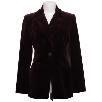 Blazer (Purple) from Philippe Adec Acetate, Cotton, Elastane, Modal, Viscose