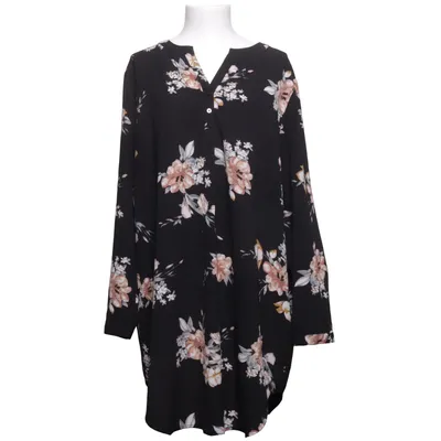 Blouse (Black, Multicolored) from ONLY Carmakoma Elastane, Polyester