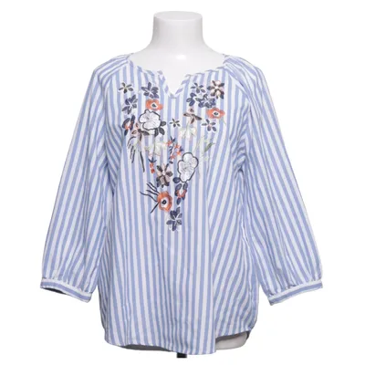 Blus (Blå, Vit, Flerfärgad) från Emery Rose Bomull, Polyester
