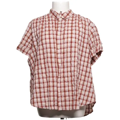 Kurzarmhemd (Beige, Rot) von Madewell Baumwolle