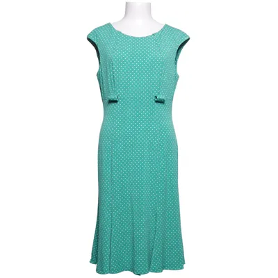 Kjole (Grøn, Hvid) fra Connected Apparel Elastan, Polyester