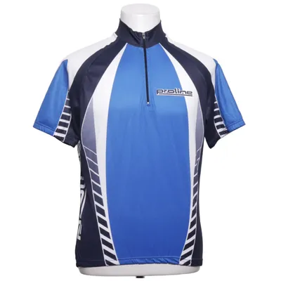 Wielershirt (Blauw, Wit, Zwart) van Proline Polyester