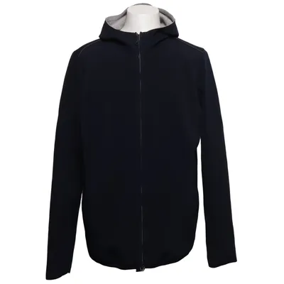Kapuzenpullover (Blau, Grau) von Phil Petter Elasthan, Polyamid, Viskose