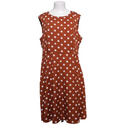 Jurk (Bruin, Wit) van Promiss Polyester