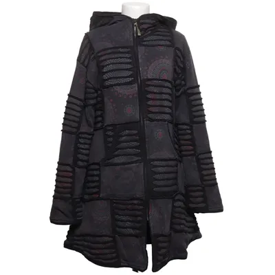 Hood dress (Gray, Black, Multicolored) from Vishes Cotton, Polyester