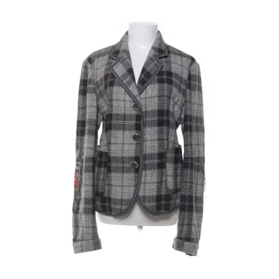 Blazer (Gris, Multicolore) de Marithé François Girbaud Acétate, Coton, Cupro, Polyamide, Laine
