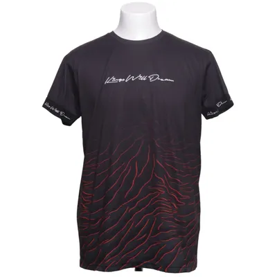 T-shirt (Svart, Röd) från KWD Elastan, Polyester