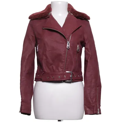 Bikerjakke (Rød) fra Next Petite Bomuld, Polyester, Viscose