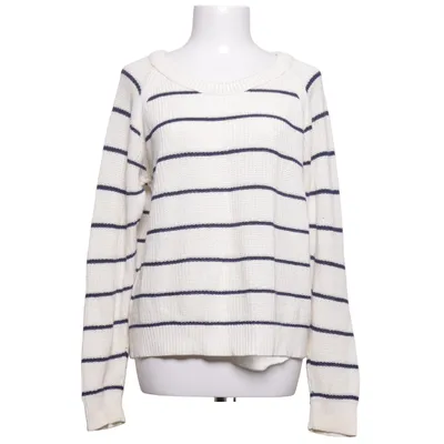 Trui (Wit, Blauw) van Velour Katoen