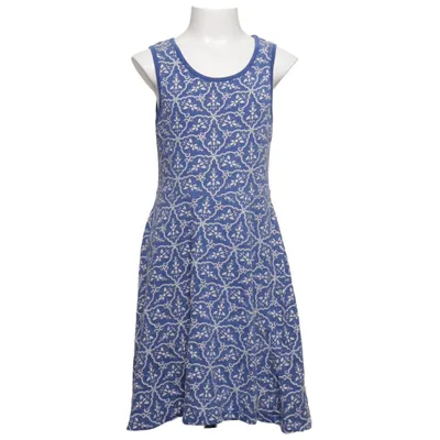 Kleid (Blau, Weiß) von Vintage Skill Baumwolle, Elasthan