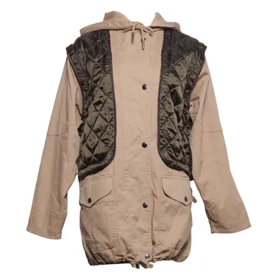 Parka (Beige, Green) from H2O Fagerholt Cotton, Elastane