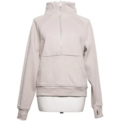 Kapuzenpullover (Beige) von Danskin Baumwolle, Elasthan, Polyester