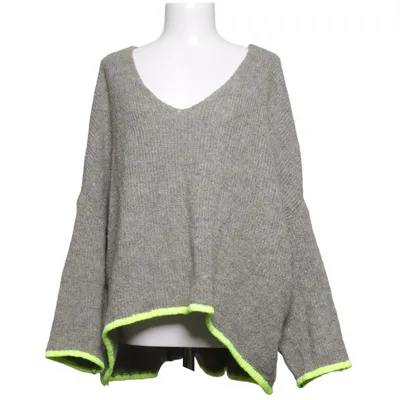 Pull-over (Gris, Jaune) de Monday Afternoon Acrylique, Polyester, Viscose, Laine