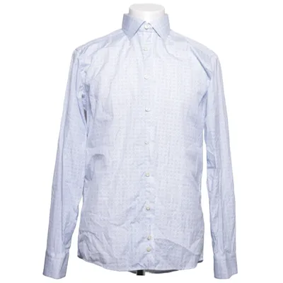 Shirt (Blue, White) from Eton Cotton