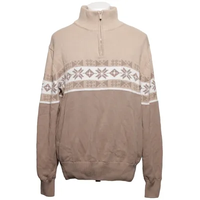 Lusekofte (Beige, Hvid) fra Marine Scandinavian Sportswear Bomuld, Polyester