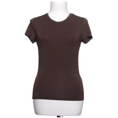 T-shirt (Brown) from Gina Tricot Elastane, Viscose