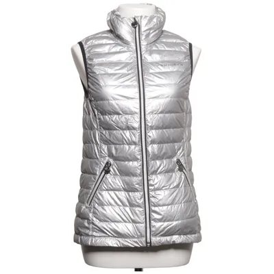 Down vest (Silver) from Röhnisch Down, Feather, Polyamide