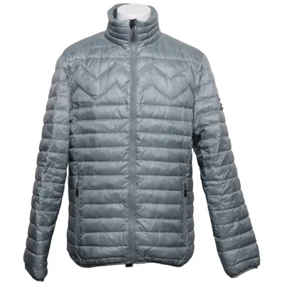 Down jacket (Gray, Orange) from Mountain Works Down, Feather, Polyamide