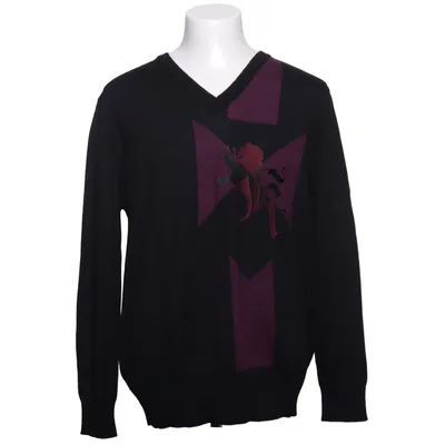 Pullover (Black) from Otto Kern Merino wool