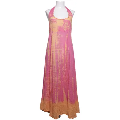 Robe longue (Rose, Orange, Multicolore) de TurQuoise Coton