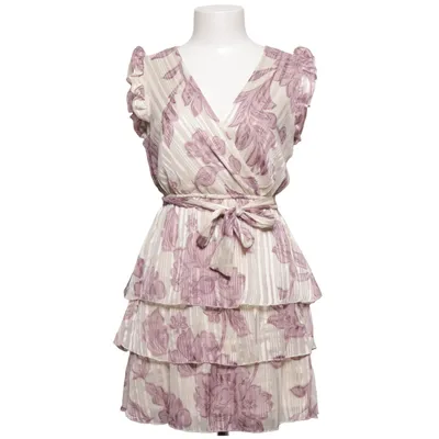Robe (Beige, Violet) de Nuna Lie Fibre métallique, Polyester
