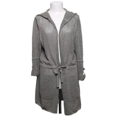 Cardigan (Grå) fra Monari Bomuld, Metallfiber