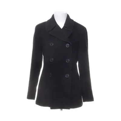 Pea coat (Black) from Calvin Klein Cashmere, Nylon, Polyester, Wool