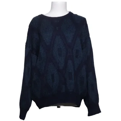 Pull-over (Bleu) de Fiume Acrylique, Polyamide, Viscose, Laine