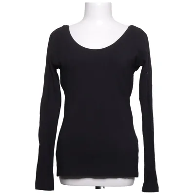 Langærmet t-shirt (Sort) fra Skill Bomuld, Elastan